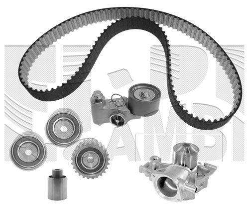 Pompa wodna + zestaw paska rozrządu CALIBER 0419KSW