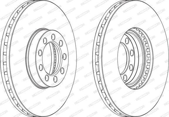 Tarcza hamulcowa FERODO FCR329A