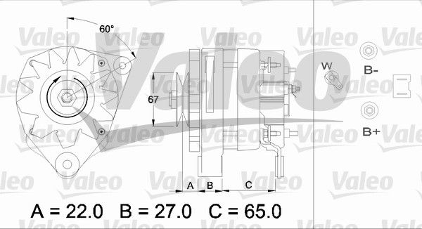 Alternator VALEO 436464