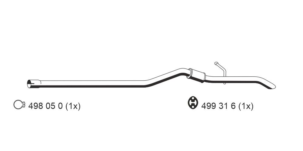 Toba esapament finala ERNST 331043