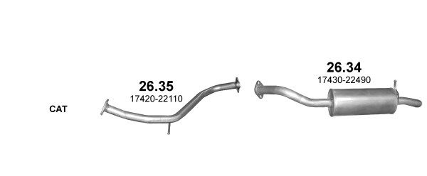 Układ wydechowy POLMO POLMO00588