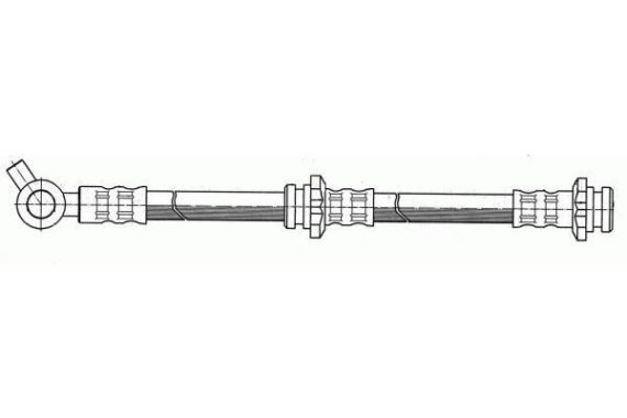 Przewód hamulcowy elastyczny NIPPARTS J3701061