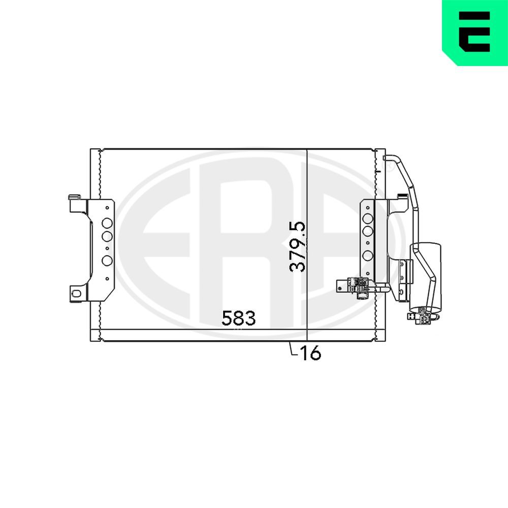 Condensator, climatizare ERA 667083