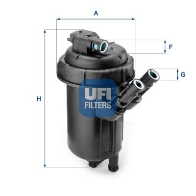 Palivový filter UFI 55.114.00