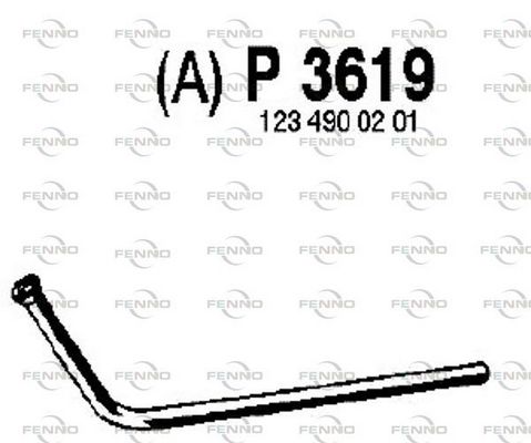 Rura wydechowa FENNO P3619