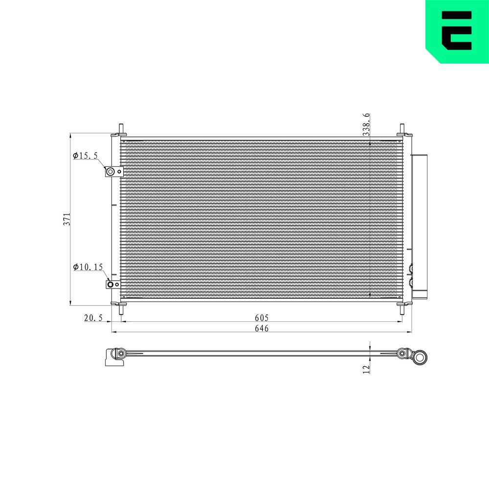 Condensator, climatizare ERA 667474