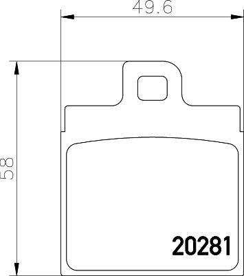 Zestaw klocków hamulcowych, hamulce tarczowe MINTEX MDB1090