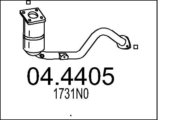 Katalizator MTS 04.4405