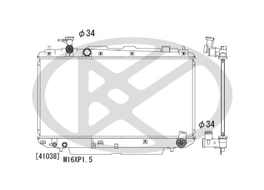 Radiator, racire motor KOYORAD PL010982