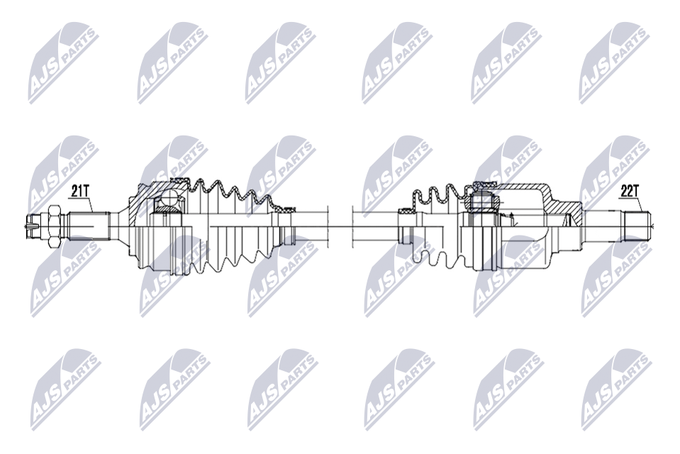 Wał napędowy NTY NPW-CT-169