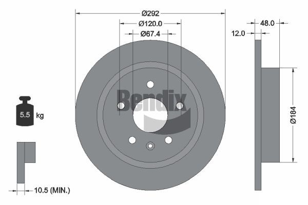 V51-40012 DISQUE DE FREIN