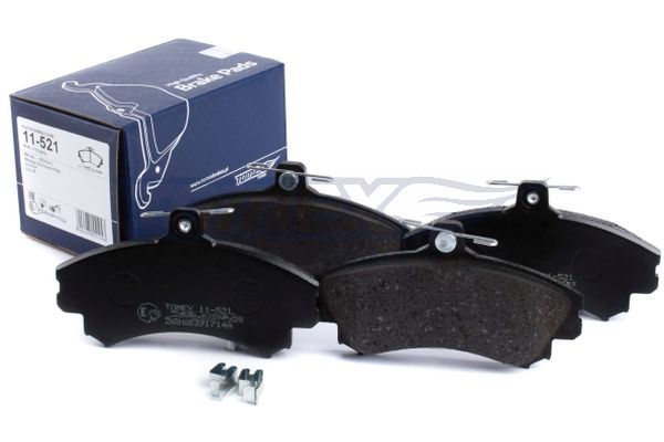 Levně Sada brzdových destiček, kotoučová brzda TOMEX Brakes 11-521