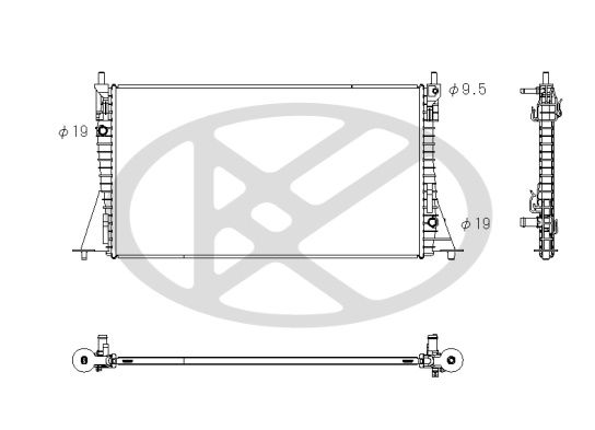 Radiator, racire motor KOYORAD PL323943