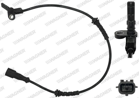 Czujnik, prędkość obrotowa koła WAGNER ABS00255