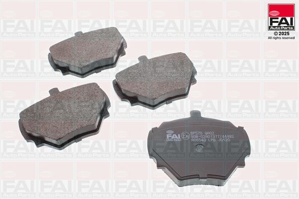 Zestaw klocków hamulcowych, hamulce tarczowe FAI AUTOPARTS BP570