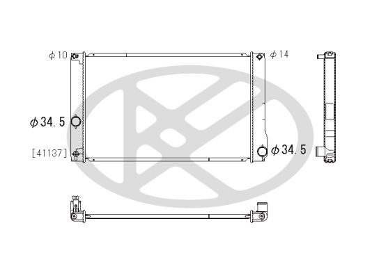 Radiator, racire motor KOYORAD PL012295R