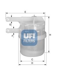 Palivový filter UFI 31.020.00