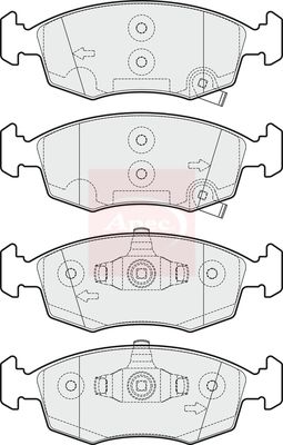 Apec - Front Brake Pad Set