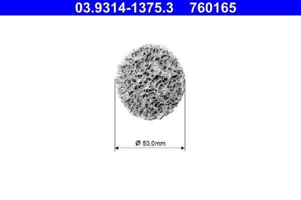 Saiba de curatare, set curatare butuc ATE 03.9314-1375.3