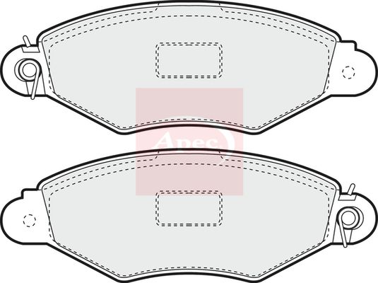 Apec - Front Brake Pad Set
