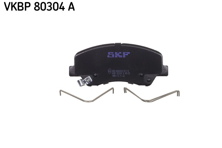 Sada brzdových platničiek kotúčovej brzdy SKF VKBP 80304 A