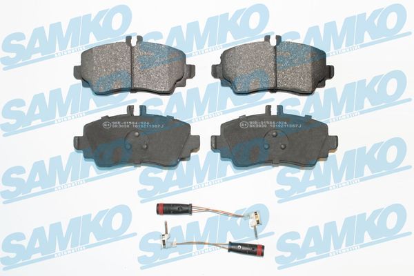 Sada brzdových destiček, kotoučová brzda SAMKO 5SP1387