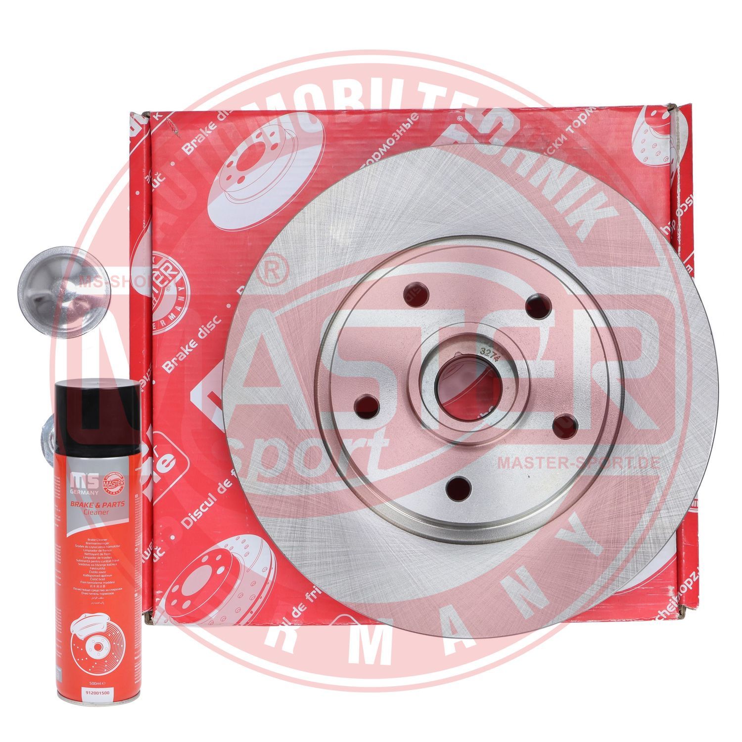 Tarcza hamulcowa MASTER-SPORT GERMANY 2401120217B-PCS-MSP