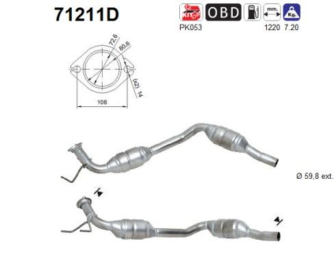 Catalizator AS 71211D