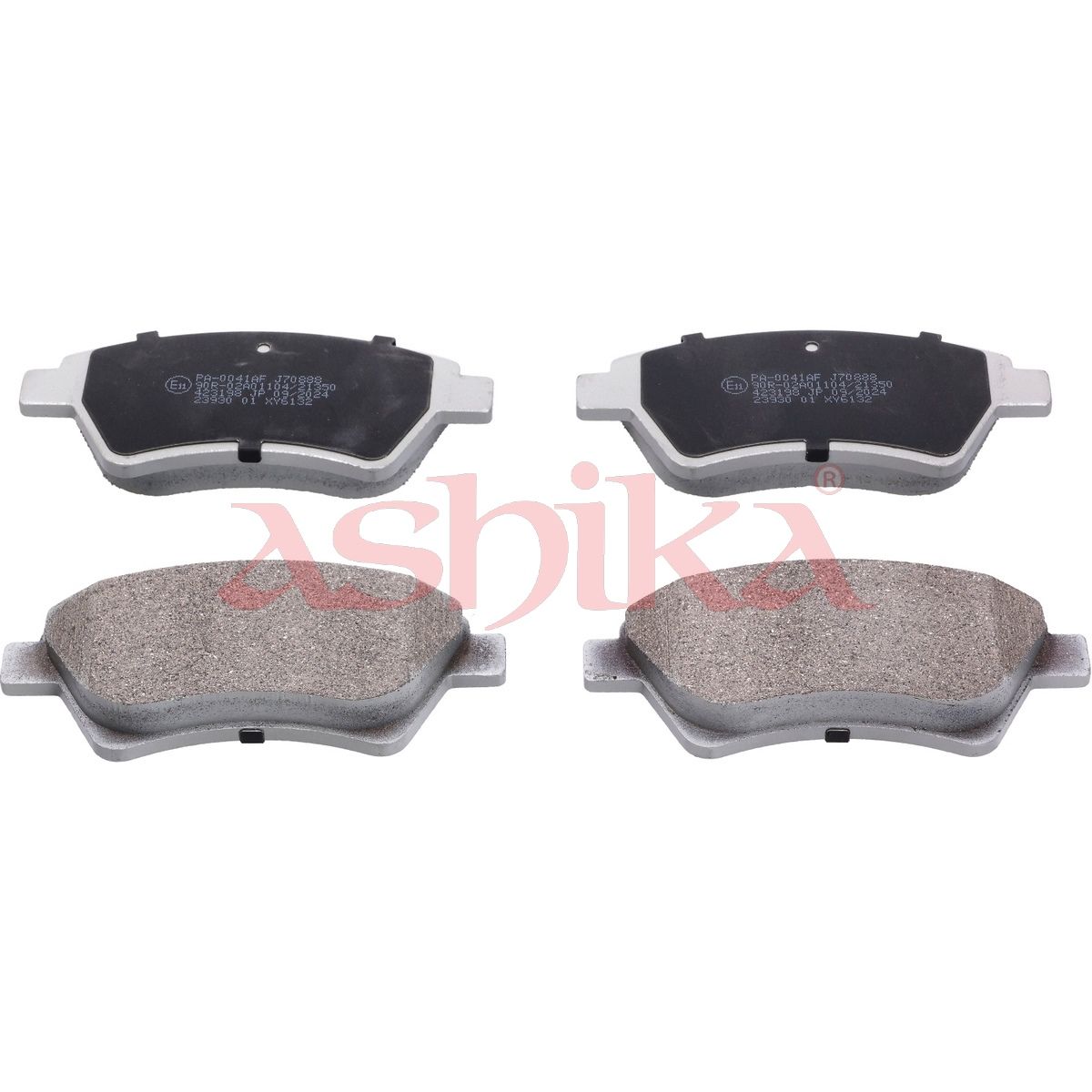 set placute frana,frana disc ASHIKA 50-00-0041