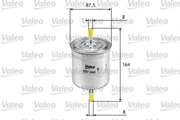 Palivový filter VALEO 587040