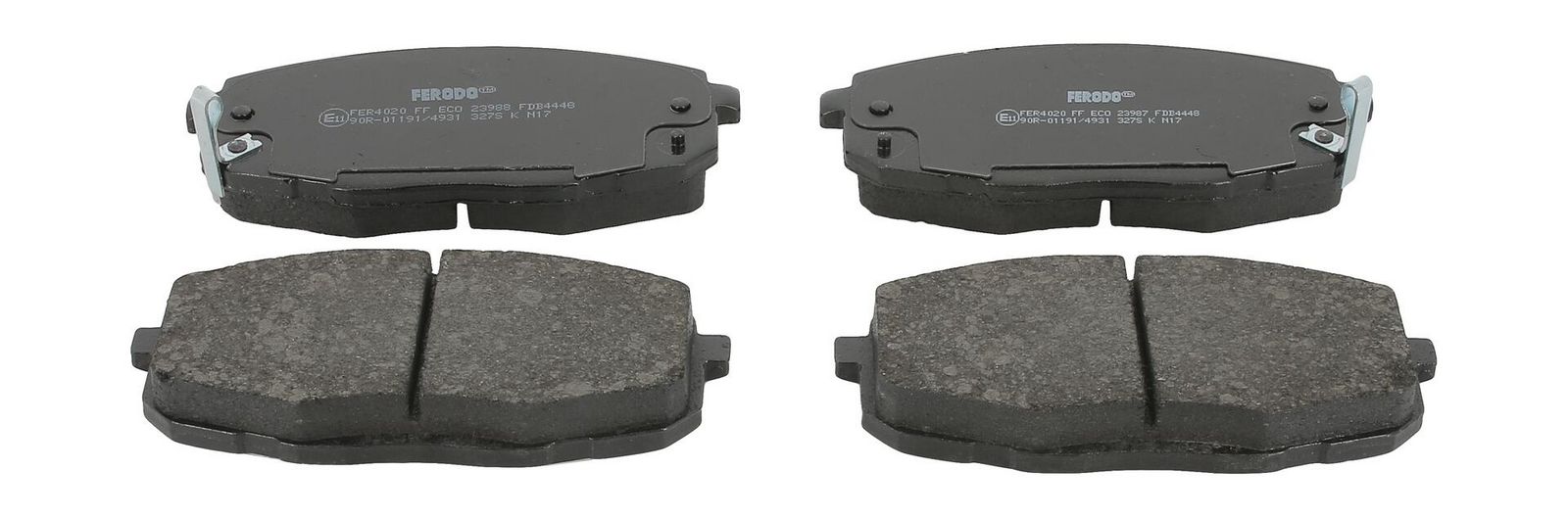 set placute frana,frana disc FERODO PREMIER ECO FRICTION FDB4448