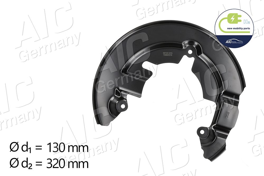 protectie stropire,disc frana AIC 58103