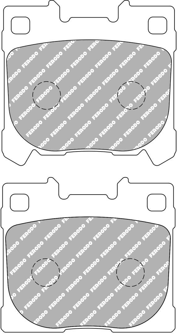set placute frana,frana disc FERODO RACING DS2500 FCP5262H