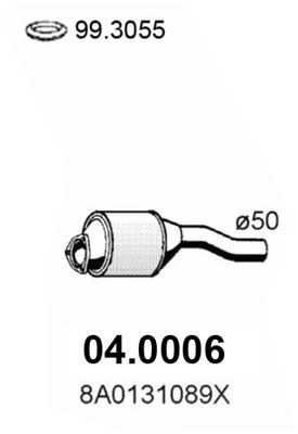 Katalizator ASSO 8A0131089X