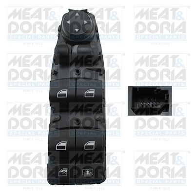 Przełącznik, podnośnik szyby MEAT & DORIA 26005