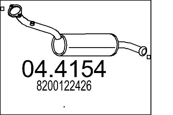 Katalizator MTS 04.4154