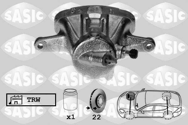 Zacisk hamulca SASIC 6500049