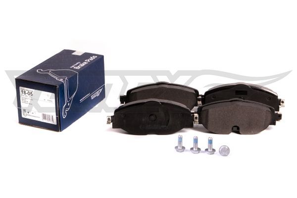 Levně Sada brzdových destiček, kotoučová brzda TOMEX Brakes 18-05