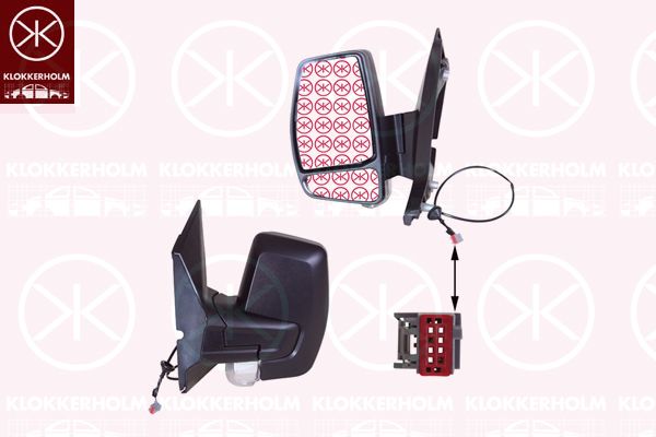 Lusterko zewnętrzne KLOKKERHOLM 25011012