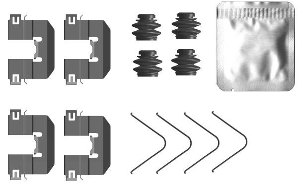 Set accesorii, placute frana TEXTAR 82556300