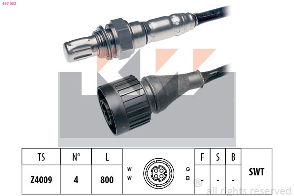 Sonda lambda KW 497 032