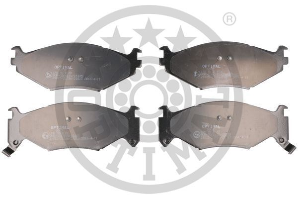 Zestaw klocków hamulcowych, hamulce tarczowe OPTIMAL BP-09937