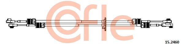Naciąg linki, ręczna skrzynia biegów COFLE 92.15.2460