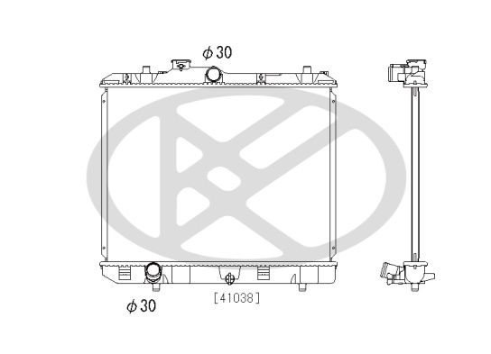 Radiator, racire motor KOYORAD PL102297