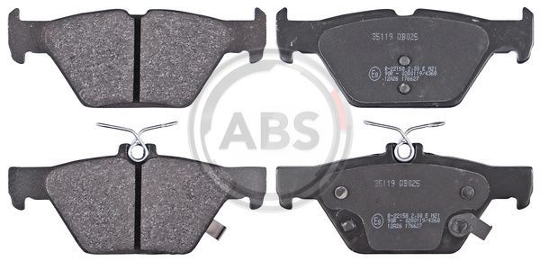 Zestaw klocków hamulcowych, hamulce tarczowe A.B.S. 35119