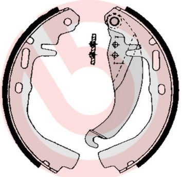 Zestaw szczęk hamulcowych BREMBO S 59 507