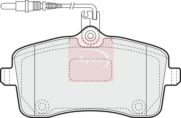 Apec - Front Brake Pad Set