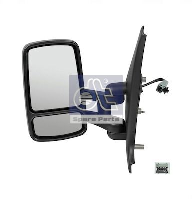 Lusterko zewnętrzne, kabina kierowcy DT SPARE PARTS 6.75213