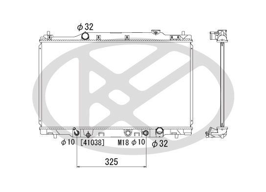 Radiator, racire motor KOYORAD PL081222