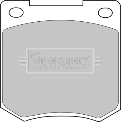 Zestaw klocków hamulcowych, hamulce tarczowe BORG & BECK BBP1054